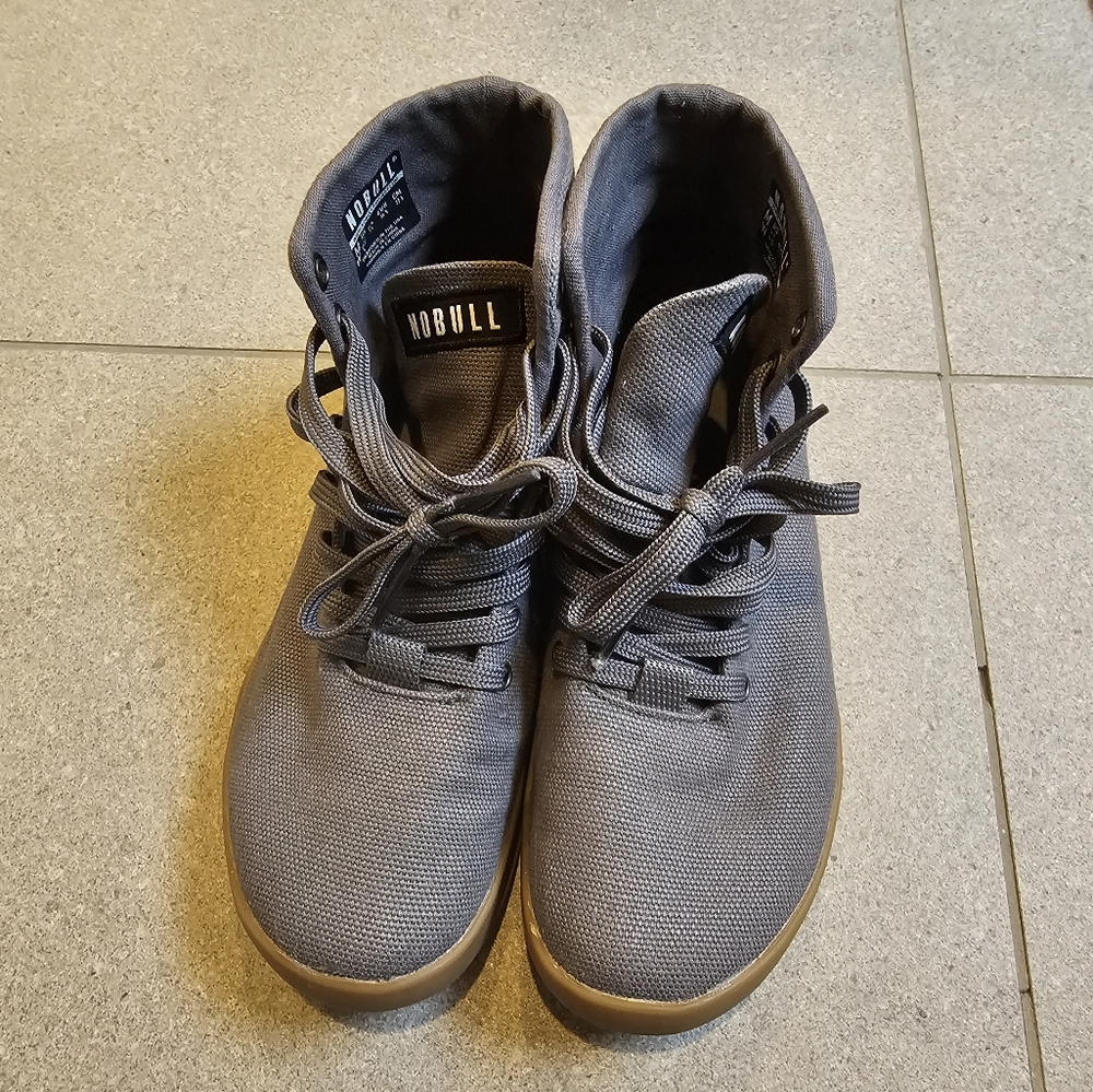 NOBULL Grey gum high tops